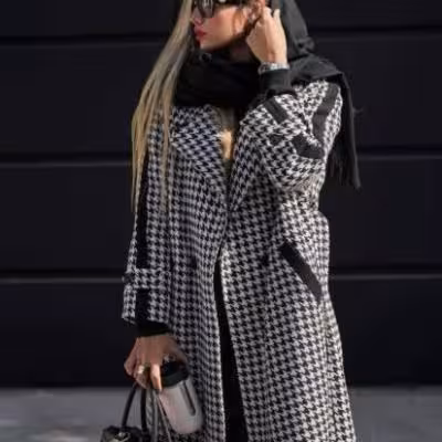 پالتو بلند زمستانه پالتو زنانه شیک مانتو بلند