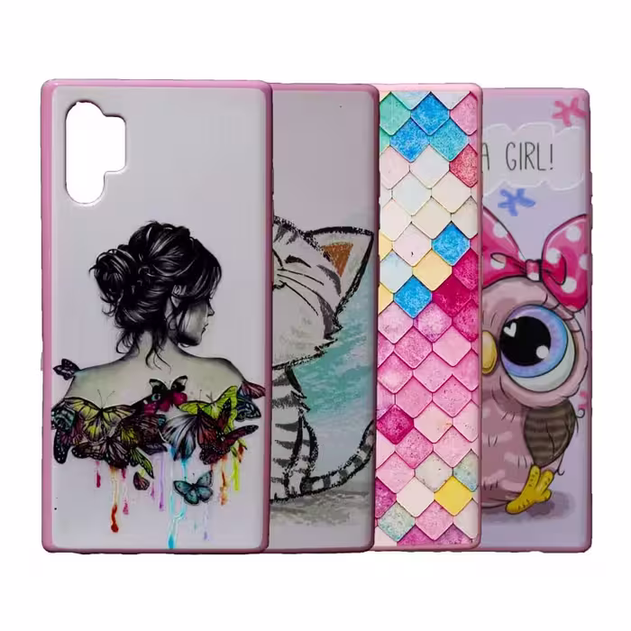 قاب طرح دار دخترونه سامسونگ Cover For Note 10 Plus