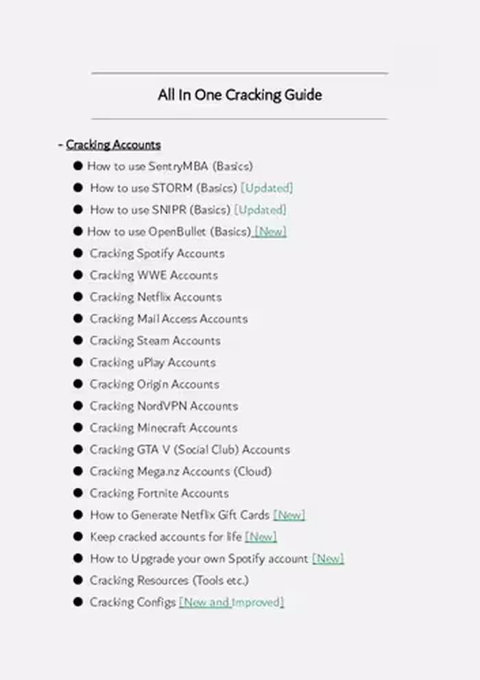 خرید و دانلود نسخه کامل کتاب All In One Cracking Guide