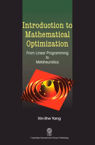 خرید و دانلود نسخه کامل کتاب Introduction to Mathematical Optimization: From Linear Programming to Metaheuristics