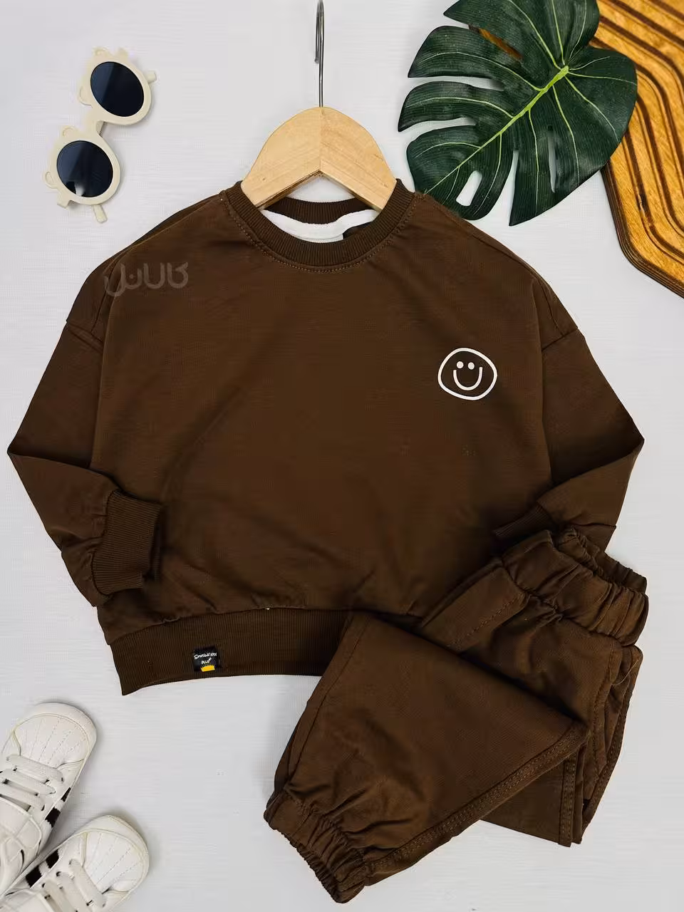 ست دورس شلوار دونخ بهاره smile قهوه ای