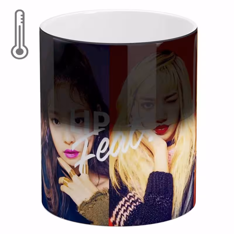 خرید ماگ-لیوان  حرارتی آبنبات رنگی  Black pink کد MKSA0292
