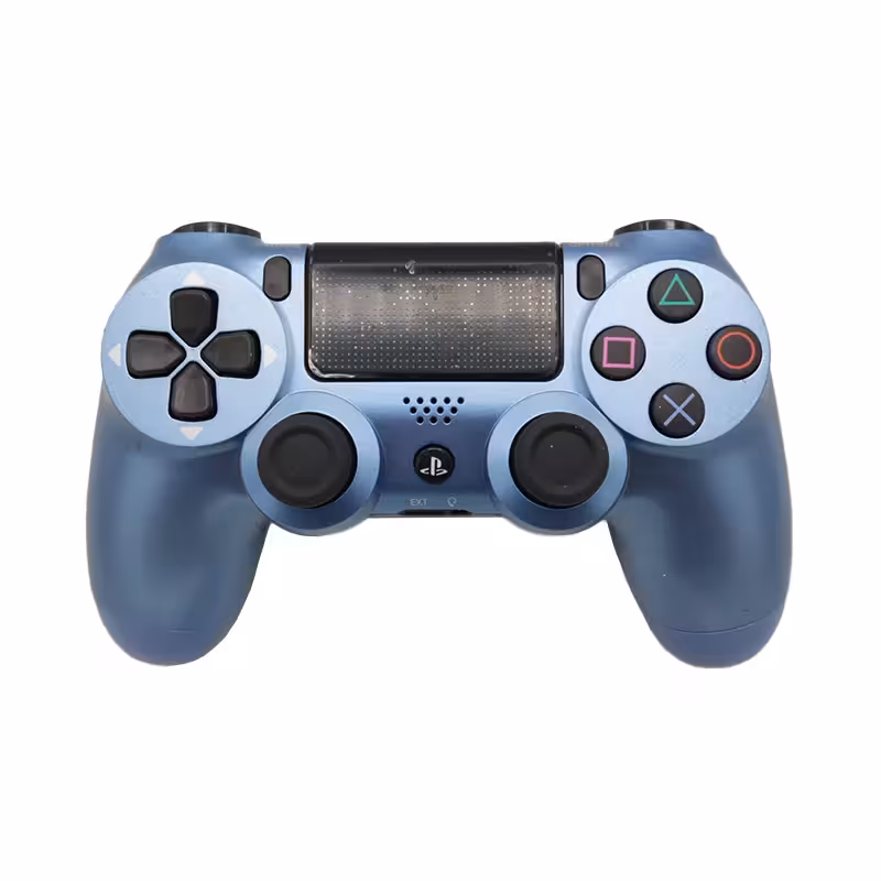 دسته بازی PS4 مدل DualShock 4 آبی متالیک