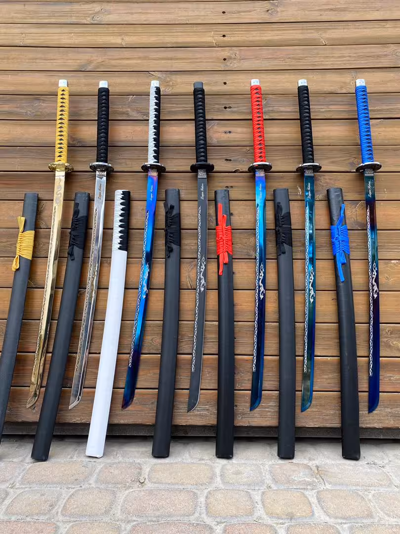 شمشیر کاتانا 100 سانت رنگ ثابت یک تیکه