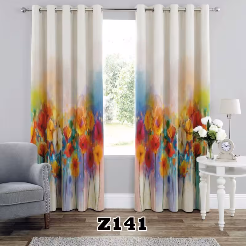 پرده سه بعدی طرح طبیعت