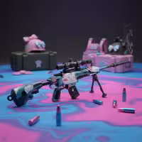 ماکت بزرگ اسلحه M416 مدل انیمه ای