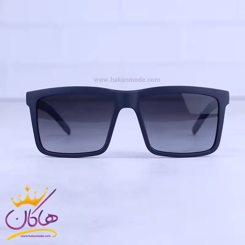 عینک آفتابی مردانه پورشه سرمه ای شیشه مشکی p 8659/2