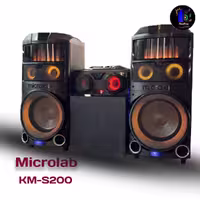 اسپیکر میکرولب مدل KM-S200 RAINFALL LIGHT (آمپلی فایر مجزا)