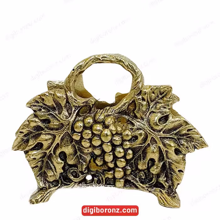 جا دستمال کاغذی برنجی برنزی انگور