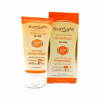 کرم ضد آفتاب سان سیف آکنه فلوئید SPF50