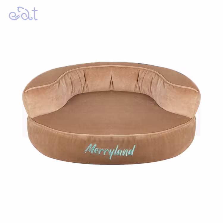 جای خواب سگ و گربه مریلند مدل رویال MerryLand Royal (رنگ قهوه ای روشن سایز 3)