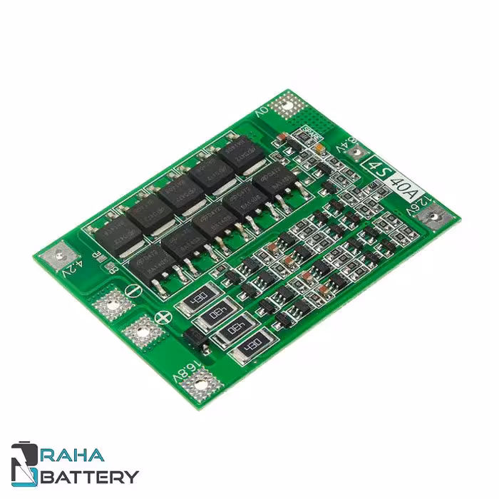 برد محافظ BMS PCM باتری لیتیوم (Li-ion) 4 سل 40A آمپر 3.7V