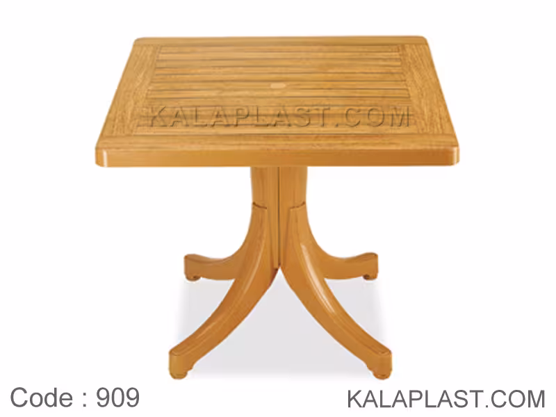 میز 4 نفره مربع پلاستیکی کد 909