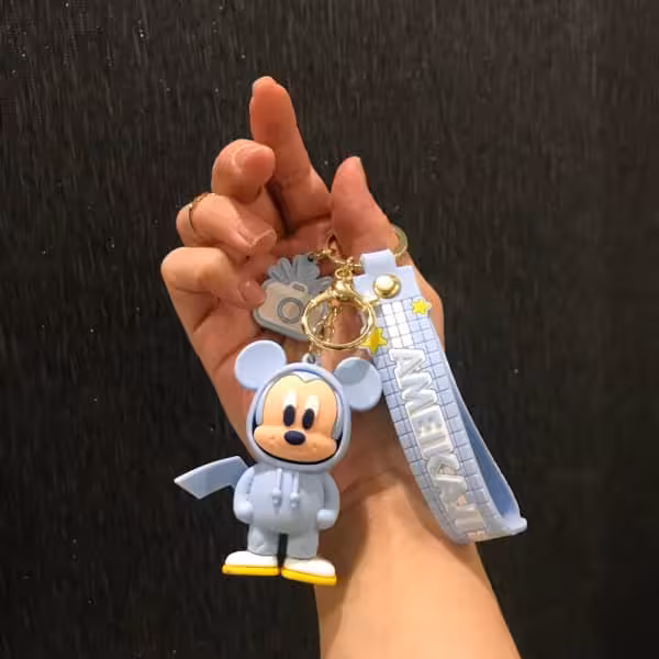 جاکلیدی سیلیکونی طرح میکی موس نوزاد