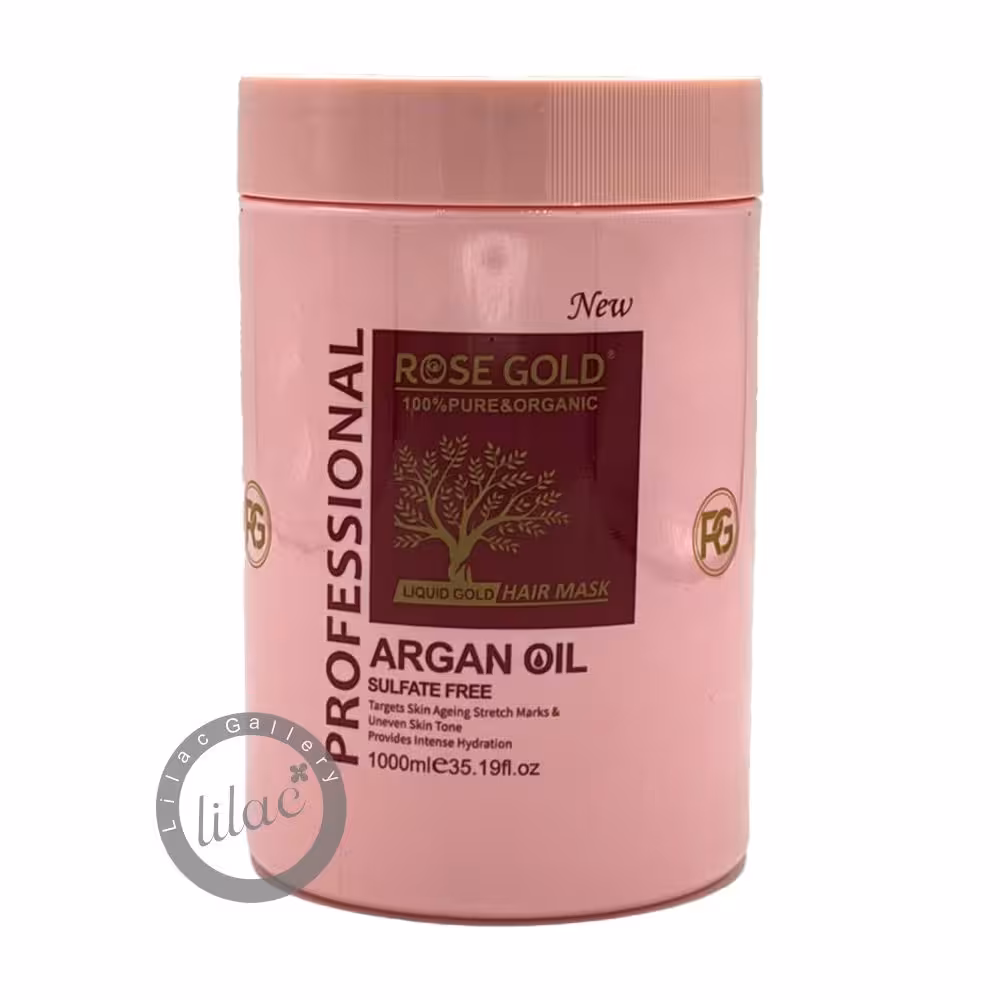 ماسک مو بدون سولفات ROSE GOLD رزگلد حجم 1000 میل