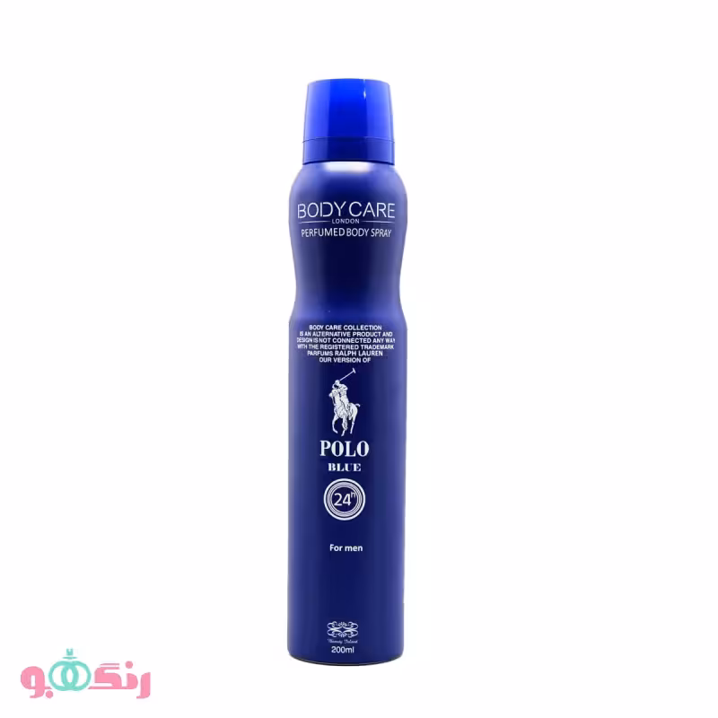 اسپری خوش بو کنننده بدن پولو بلو بادی کر Body care حجم 200 میلی لیتر