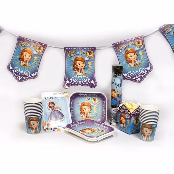 خرید تم تولد دخترانه سوفیا