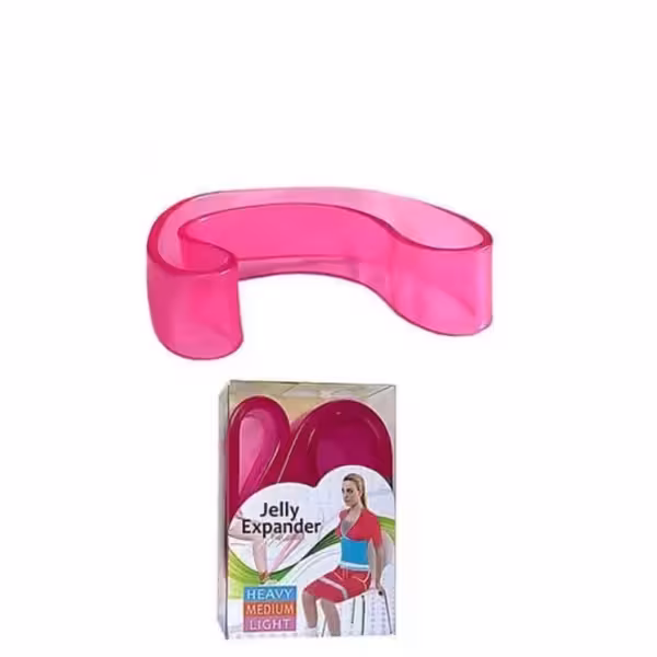 کش مینی لوپ ژله ای صورتی مدل Jelly Expander 1043-L