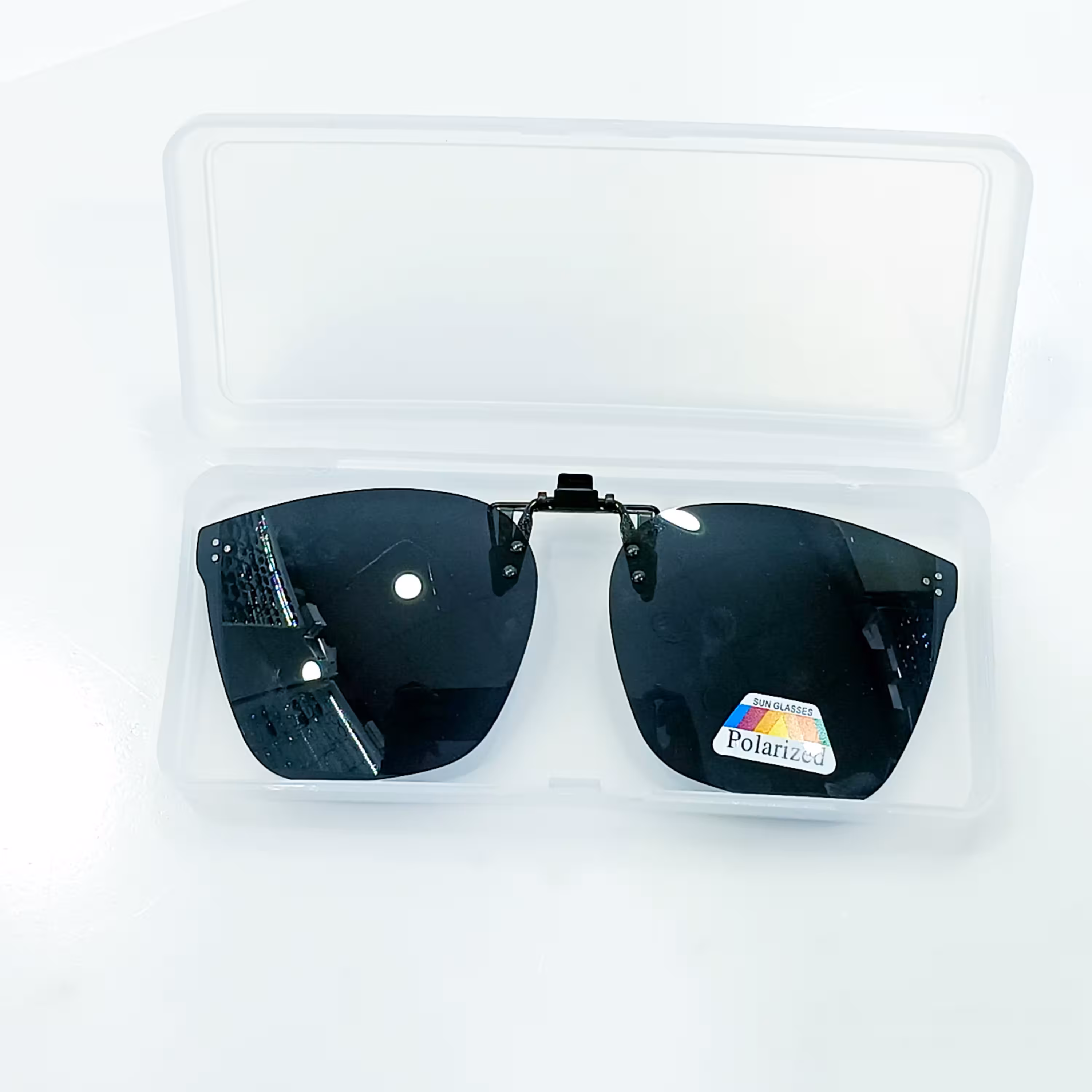 کاور عینک کاور پلاریزد و uy400 سایز بزرگ دارای گیره نگه دارنده 180 درجه