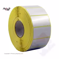 برچسب پرینتر لیبل زن مدل 40*80 اموال شبرنگ تک ردیفه