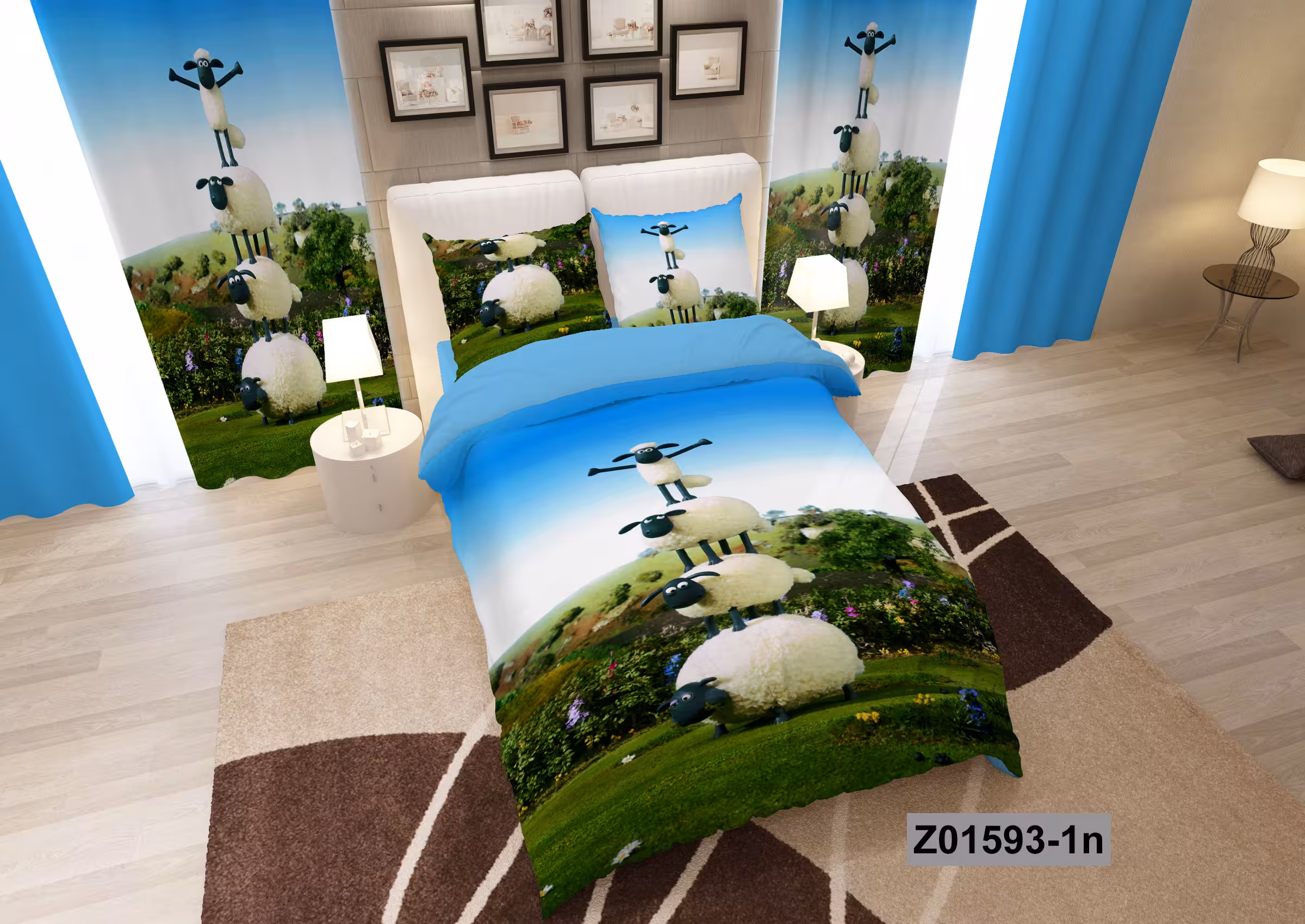 لحاف روتختی تنسل سه بعدی (3D) کالای خواب متین کد 1593
