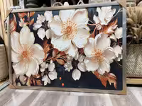 تابلو تکسچر برجسته طرح گل