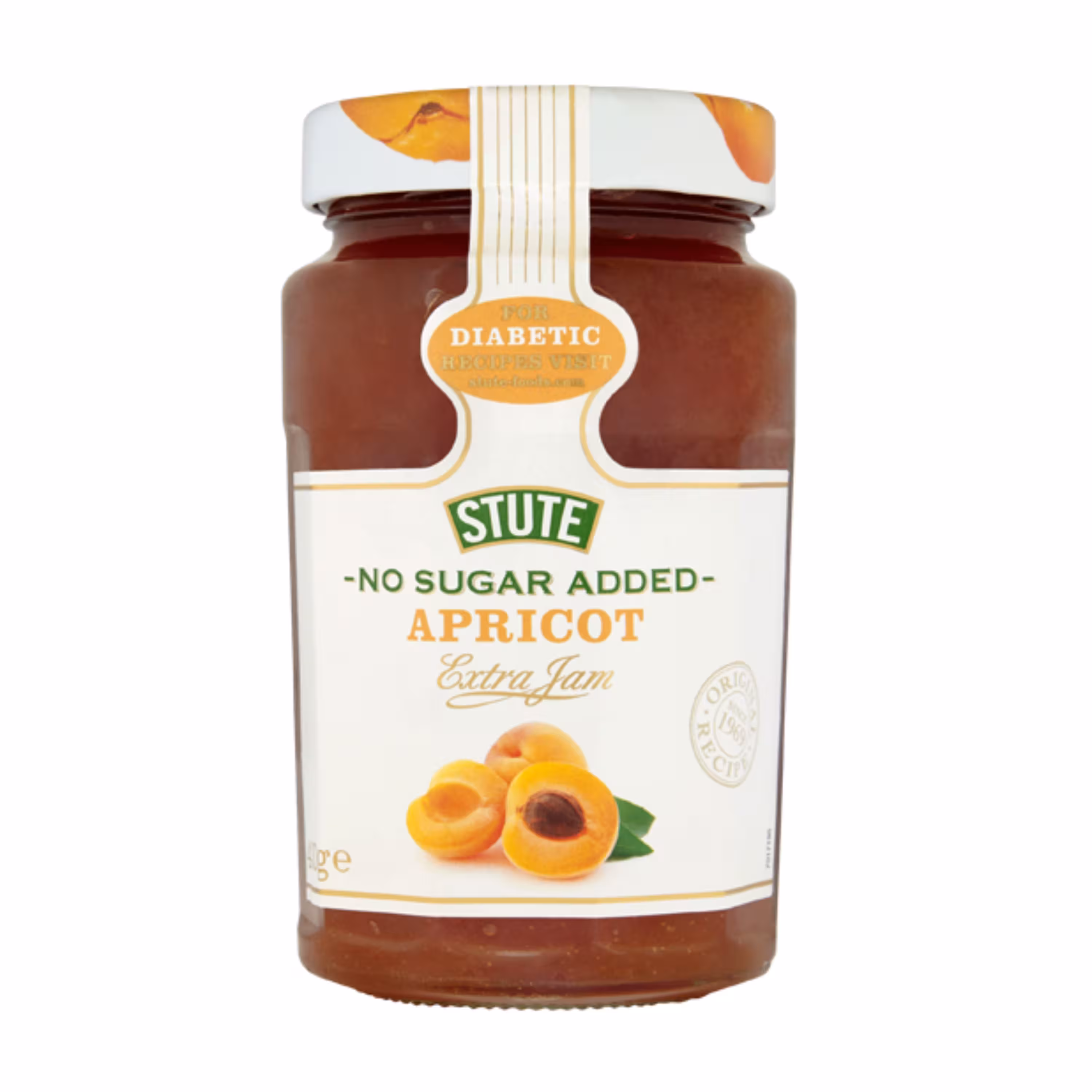 مربا بدون قند زردآلو 430 گرم استوت Stute 