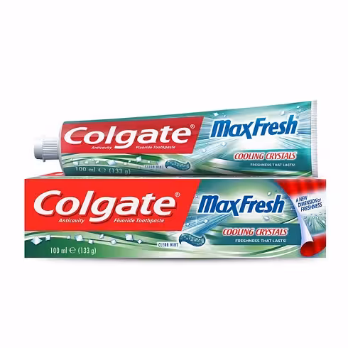 خمیر دندان colgate مدل maxfresh سبز