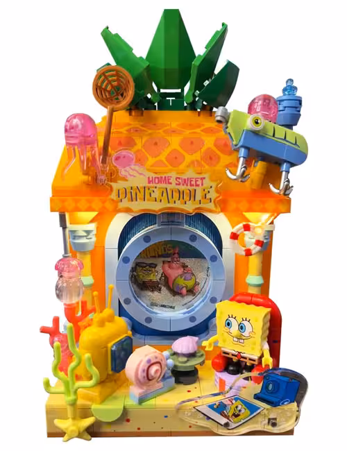 لگو 404 تکه باب‌اسفنجی تعطیلات آرامش‌بخش برند Area-X مدل AB0054