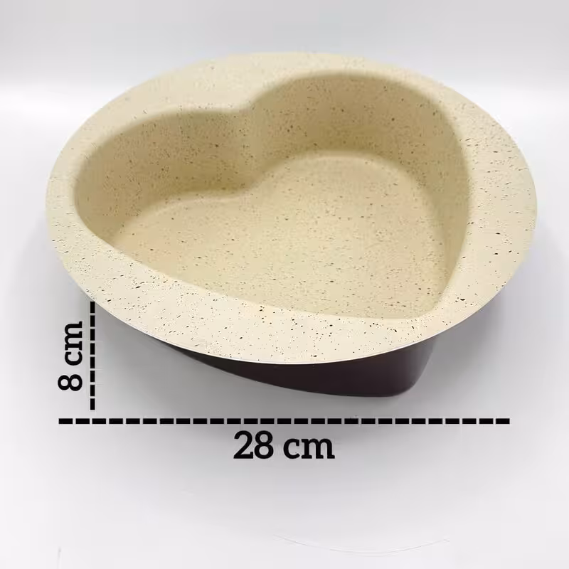 قالب گرانیتی شارلوت قلب کف صاف