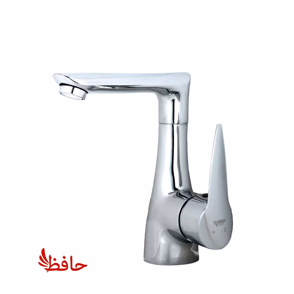 شیر روشویی راسان مدل رابیت کروم