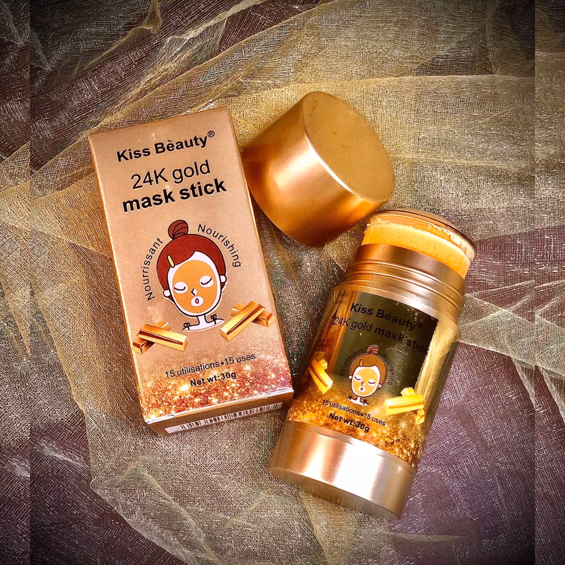 ماسک استیکی طلا

