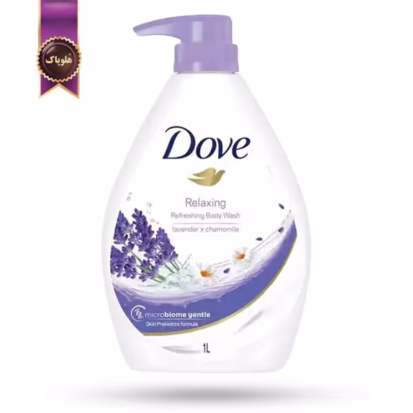 شامپو بدن داو Dove مدل اسطوخودوس و بابونه Lavender and Chamomile حجم 1000 میلی لیتر (اورجینال)