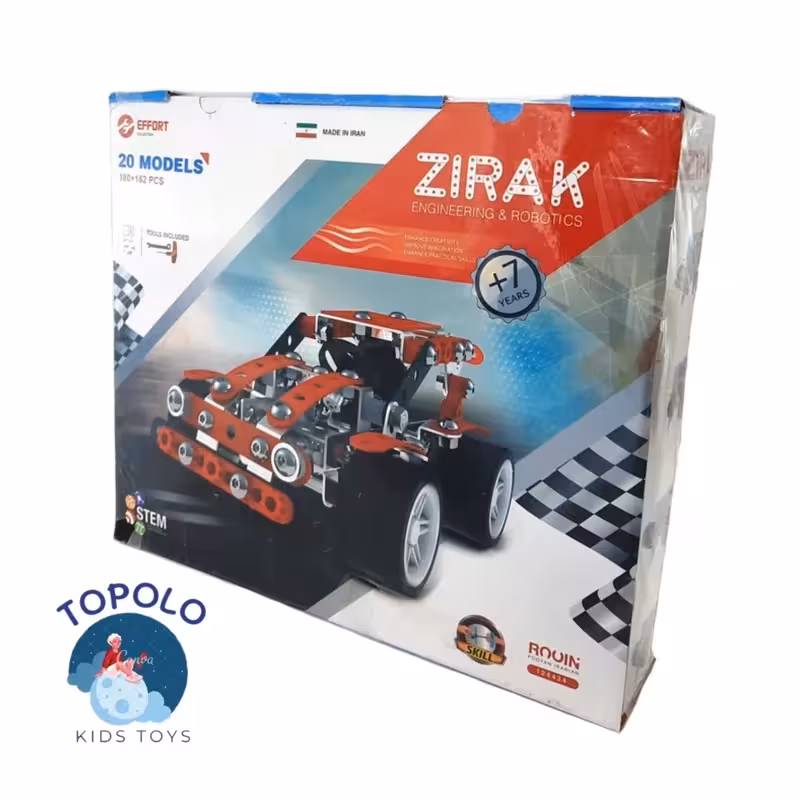 ساختنی لگو زیرک مدل ماشین 20مدل ساختنی (پس کرایه)