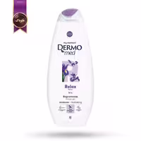 ژل حمام درمومد Dermomed مدل آرامش‌بخش با گل زنبق Relax Iris حجم 600 میلی لیتر (اورجینال)