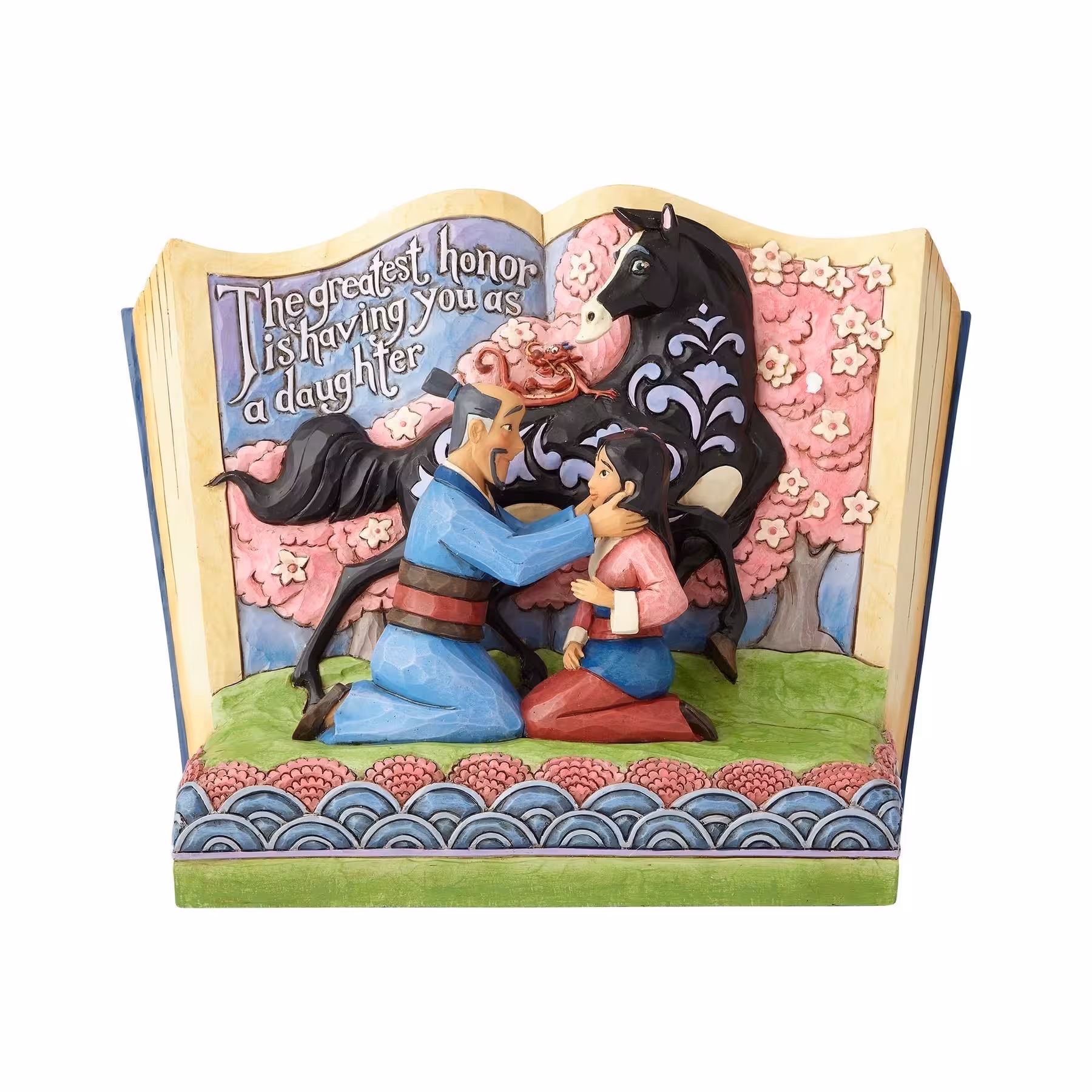 مجسمه دیزنی مولان mulan storybook