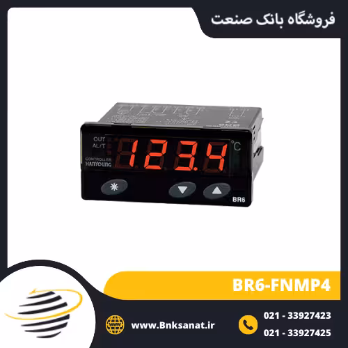 ترموستات و نمایشگر دما دیجیتال هانیانگ ( HANYOUNG ) کره 40- تا 90  درجه مدل BR6-FNMP4