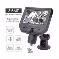 میکروسکوپ دیجیتال 600X HD با نمایشگر 4.3 اینچی