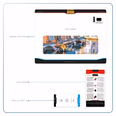 برچسب پوششی ماهوت مدل Venice City مناسب برای تبلت سامسونگ Galaxy Tab S4 10.5 2018 T830