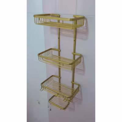 قفسه حمام مدل سیمی سه طبقه