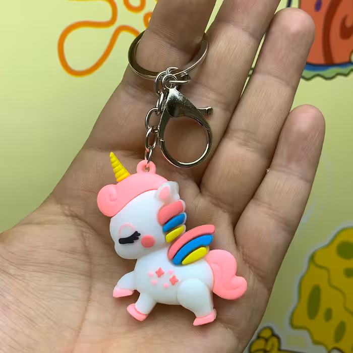 جاکلیدی مدل سیلیکونی طرح اسب تک شاخ