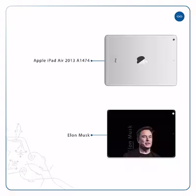 برچسب پوششی ماهوت مدل Elon Musk مناسب برای تبلت اپل iPad Air 2013 A1474