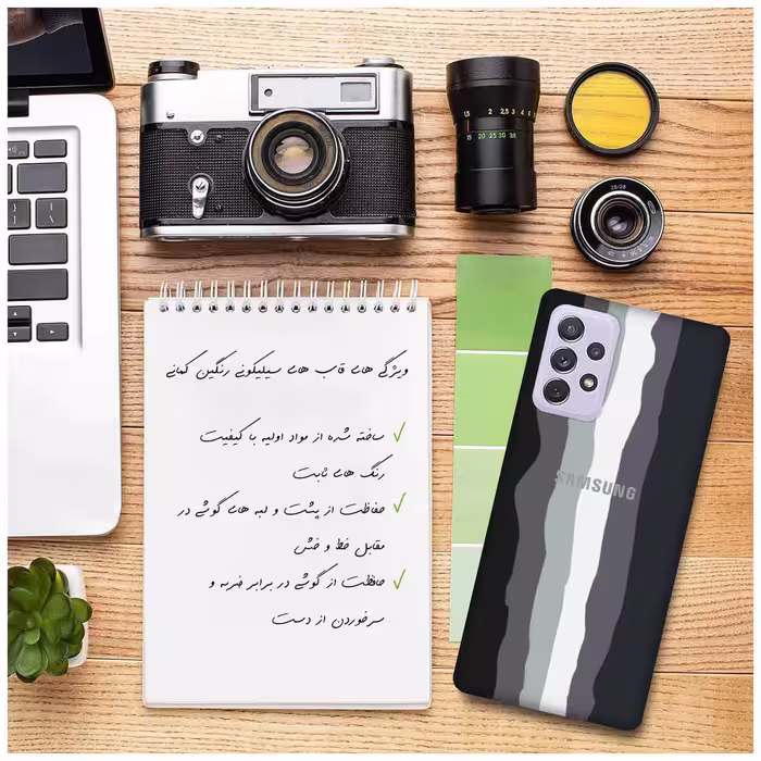 کاور مدل سیلیکونی طرح رنگین کمان کد 010 مناسب برای گوشی موبایل سامسونگ Galaxy A72