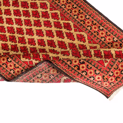 فرش دستبافت دو و نیم متری مدل نقشه بلوچ  کد 34.2828