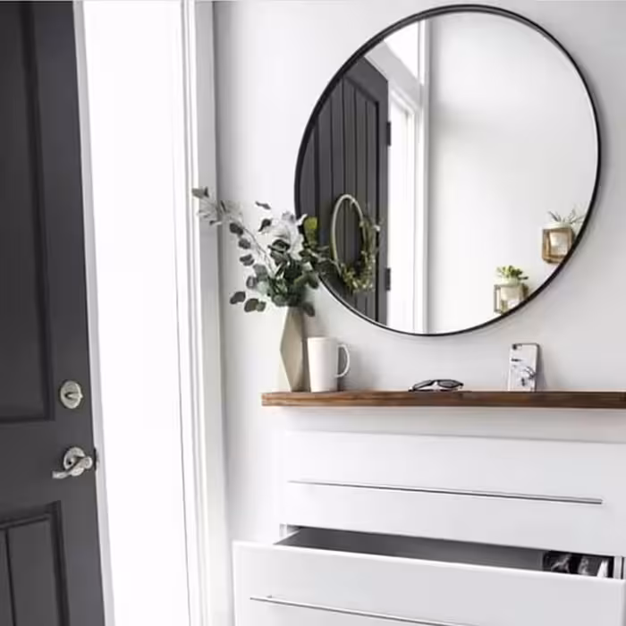 آینه مدل فلزی طرح دایره کد 70