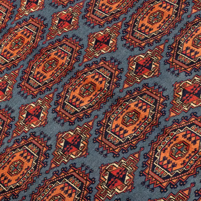 فرش دستبافت سه و نیم متری مدل ترکمن  کد  40.2600