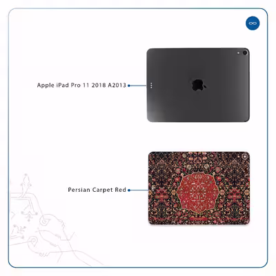 برچسب پوششی ماهوت مدل Iran-Carpet6 مناسب برای تبلت اپل iPad Pro 11 2018 A2013