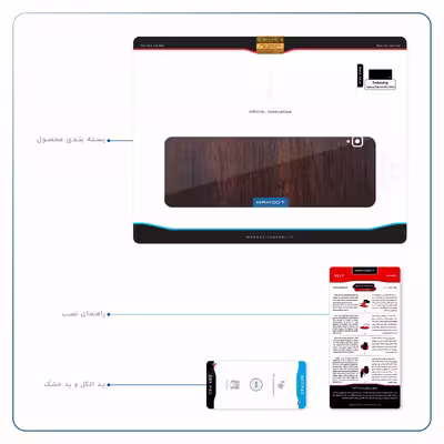 برچسب پوششی ماهوت مدل Red-Wood مناسب برای تبلت سامسونگ Galaxy Tab S4 10.5 2018 T830