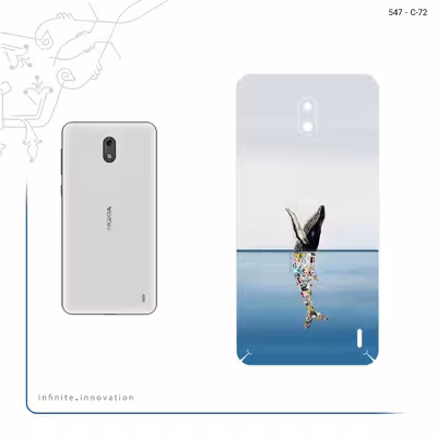 برچسب پوششی ماهوت مدل Collage of Sea Trash مناسب برای گوشی موبایل نوکیا 2