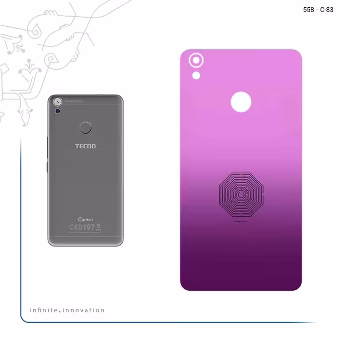 برچسب پوششی ماهوت مدل Minimal Maze مناسب برای گوشی موبایل تکنو Camon CX Air